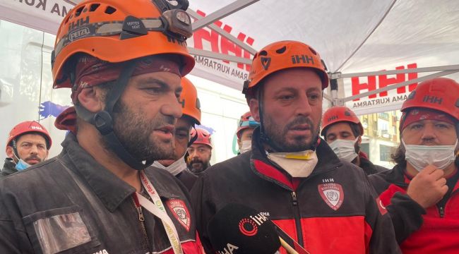 AYDA'YI KURTARAN EKİPTEN AÇIKLAMA