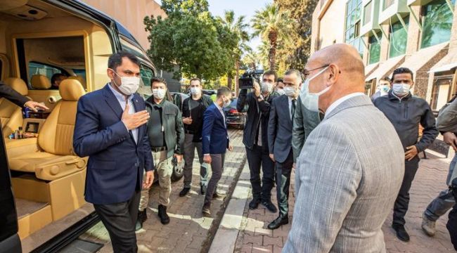 BAKAN KURUM'DAN SOYER'E GEÇMİŞ OLSUN ZİYARETİ