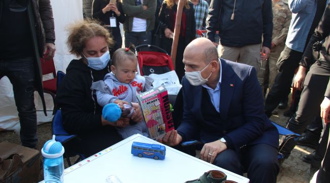 BAKAN SOYLU'DAN AYDA'YA ZİYARET