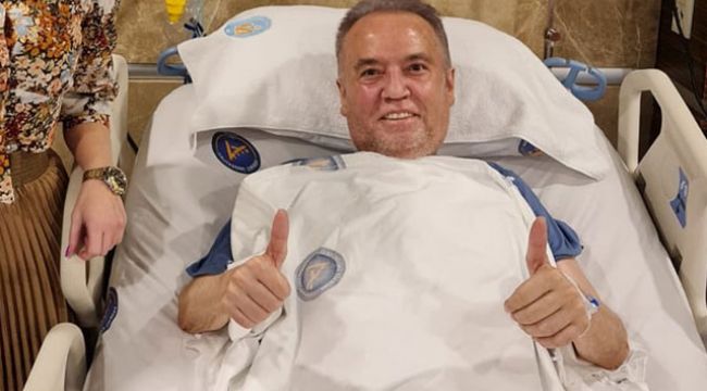 Başkan Böcek taburcu olmaya hazırlanıyor