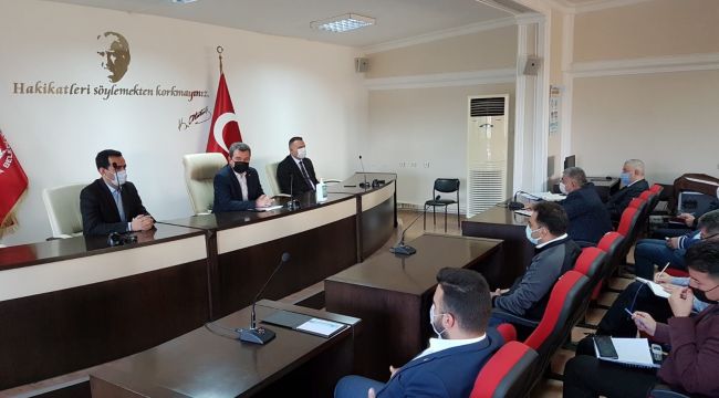 BAŞKAN KOŞTU'DAN KORONA VİRÜS TOPLANTISI