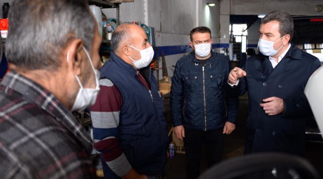 Başkan Koştu, sanayi esnafı ile bir araya geldi