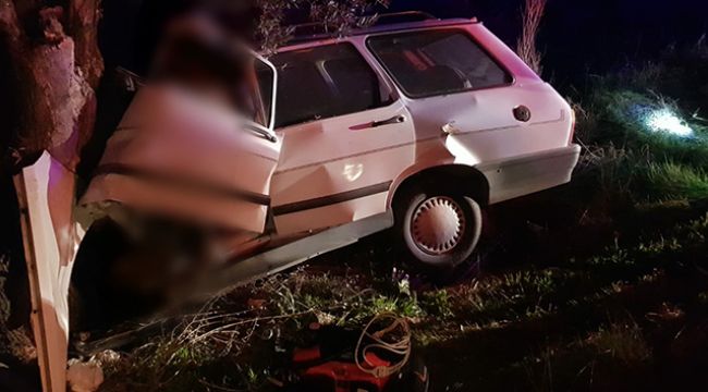 Bekçi kazada yaşamını yitirdi