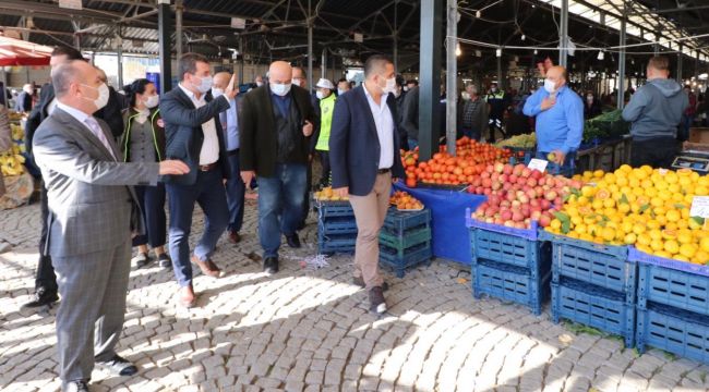 BERGAMA KORONAVİRÜS DENETİMİNDE
