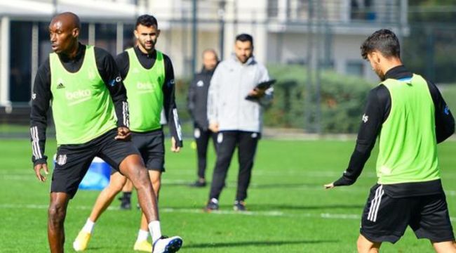 Beşiktaş'ta Başakşehir maçı çalışmaları devam ediyor