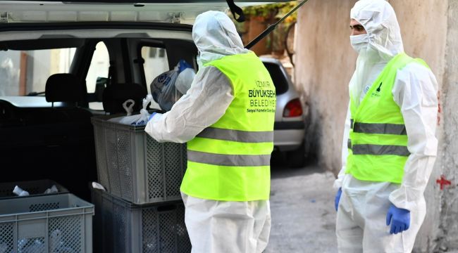 COVID TEDAVISI GÖRENLERE BÜYÜKŞEHIR’DEN YEMEK