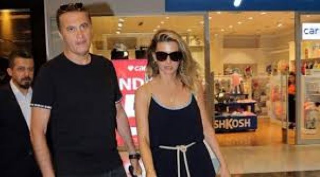 Fikret Orman ve sevgilisi Tuğba Coşkun alışverişte