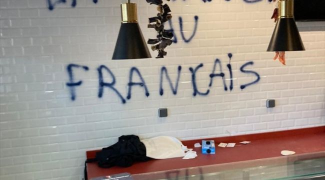 Fransa'da Türk dükkanına saldırı
