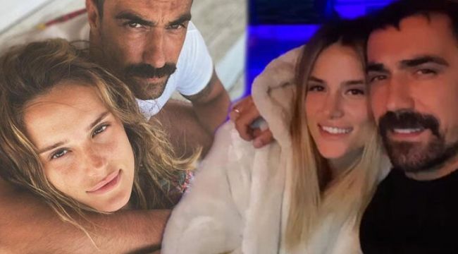 İbrahim Çelikkol'dan aşk pozu