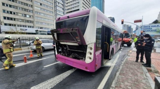 İETT otobüsünde panik anları