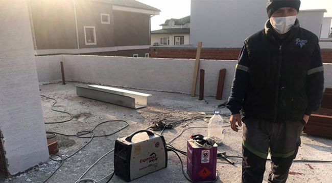 İşçiler öğle molasına çıkınca hırsızlar inşaatı soydu