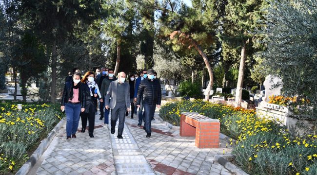 IŞIKKENT MEZARLIĞI YENİLENİYOR