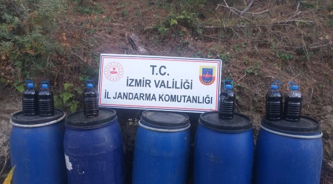 İZMİR'DE KAÇAK İÇKİ OPERASYONU