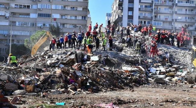 İZMİR İL MİLLİ MÜDÜRLÜĞÜ DEPREM SAHASINDA