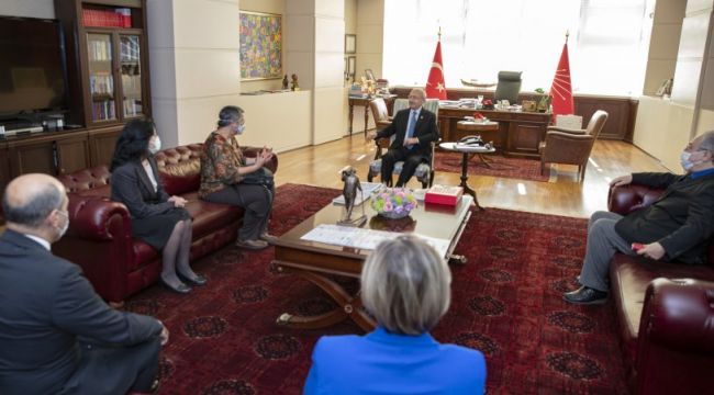 Kemal Kılıçdaroğlu, Türk Tabipleri Birliği Heyeti ile görüştü