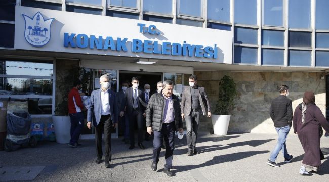 KONAK HİZMET BİNASINA DEPREM ÖNLEMİ