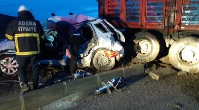 Kozan'da trafik kazası