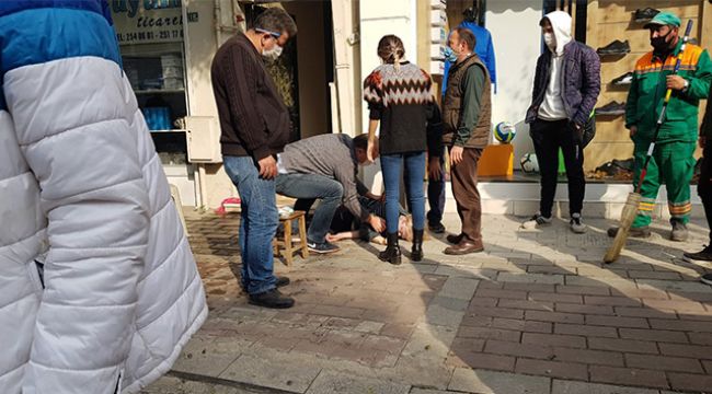 Merdiven yıkarken canından oluyordu