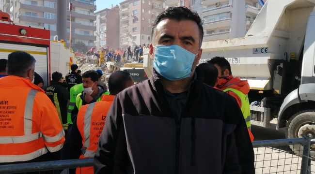 NÖBETE GİTMEK İÇİN HAZIRLANIRKEN DEPREME YAKALANDI