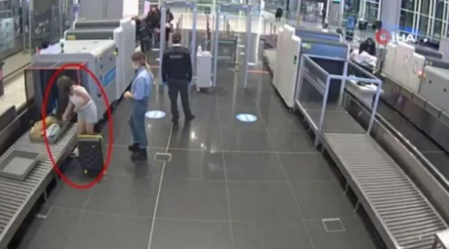 PKK şüphelisi kadın havalimanında yakalandı