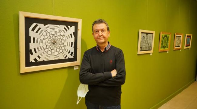 Ressam Çarkçı’dan “Noktadan Desene” sergisi