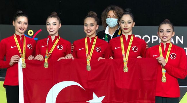 Ritmik Cimnastik Milli Takımı Avrupa Şampiyonu oldu