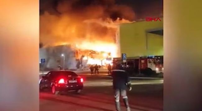 Rusya’da AVM’de büyük yangın
