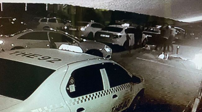 Şişli'de silahlı kavga kamerada