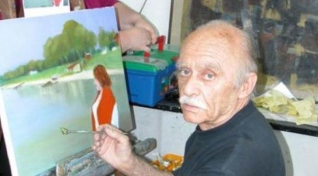 Son nefesini vermek için sergisini bekledi