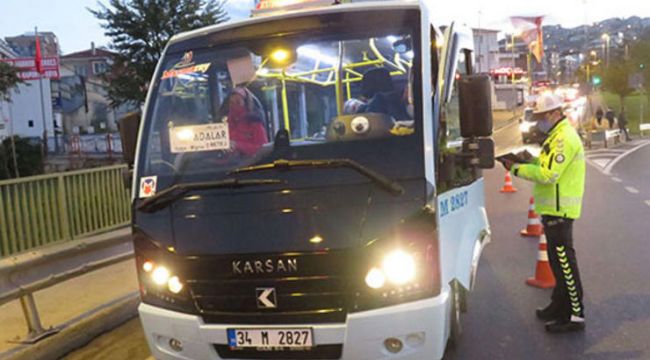 Toplu taşımada korona virüs denetimi
