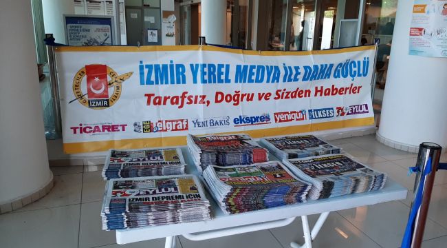 YEREL GAZETELERDEN DEPREMZEDELERE DESTEK
