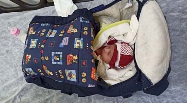 1 aylık bebek apartman önünde bulundu
