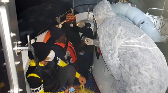 16 düzensiz göçmen kurtarıldı