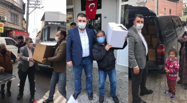 AK PARTİ KONAK'TAN 3 BİN 500 AİLEYE YARDIM!