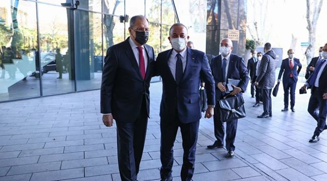 Bakan Çavuşoğlu  mevkidaşı Lavrov'la görüştü