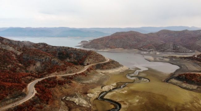 Barajda su seviyesi düştü