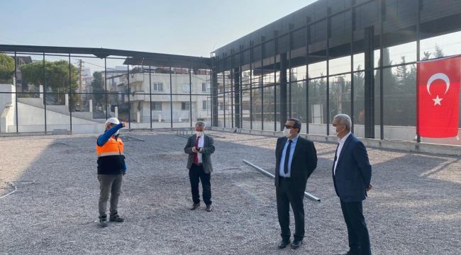 BAŞKAN BATUR’DAN TESİS İNŞAATLARINA DENETLEME