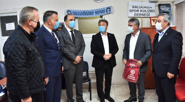 BAŞKAN İDUĞ MUHTARLARI ZİYARET ETTİ