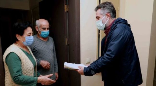 BAŞKAN SANDAL, DEPREMZEDELERİ UNUTMADI