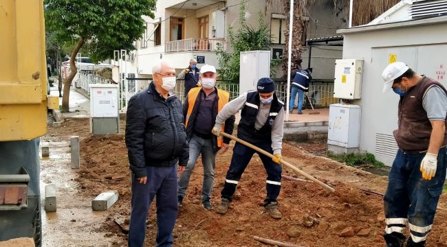 BAŞKAN SELVİTOPU ÇALIŞMALARI DENETLEDİ