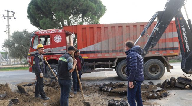 BAYINDIR'DA DOĞAL GAZ ÇALIŞMALARI DEVAM EDİYOR