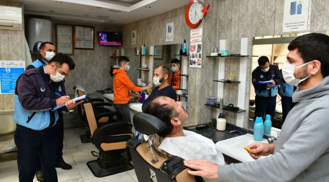BERBER VE KUAFÖRLERE KORONA VİRÜS DENETİMİ