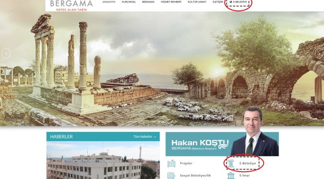 BERGAMA'DAN E-DEVLET KOLAYLIĞI