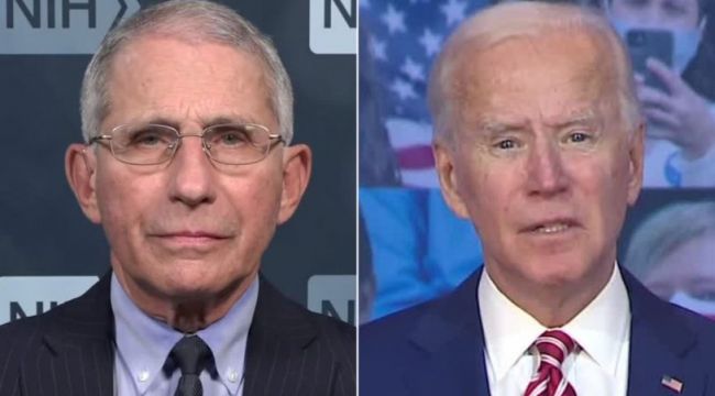 Biden, Dr. Fauci’yi Kovid-19 ekibine seçti