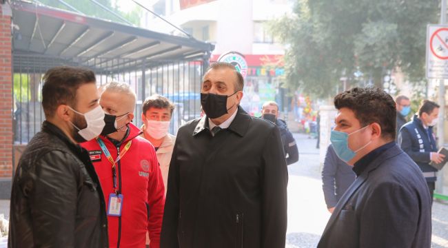 BUCA'DA KORONA VİRÜS TEDBİRLERİNE DENETİM