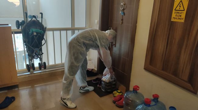 ÇEŞME'DEN KARANTİNADAKİ AİLELERE ÜCRETSİZ YEMEK