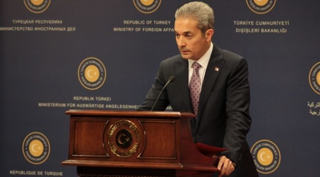 Dışişleri'nden Yunanistan açıklaması