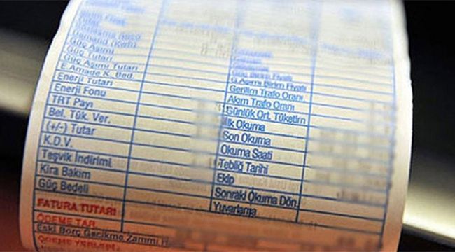 Elektrik faturası abonelerinde değişiklik