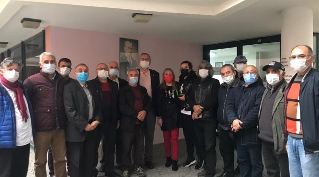 EMEKLİLERDEN SERTEL'E TEŞEKKÜR PLAKETİ