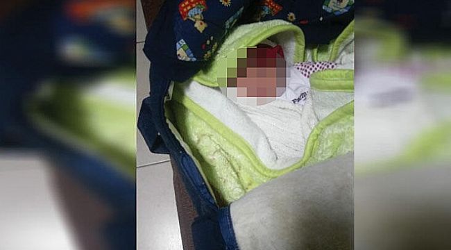 EVİN KAPISININ ÖNÜNE  3 GÜNLÜK BEBEK BIRAKILDI!